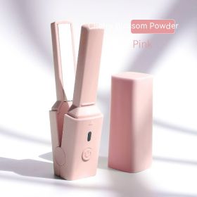 USB Interface Red Small Power Splint Mini Non-charging (Option: Cherry Blossom Powder-USB)