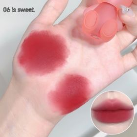 Bear Cute Rabbit Lip Mud Matte Finish (Option: 06 Style)