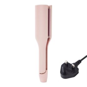 32mm French Egg Roll Hair Curler Water Ripple (Option: British Standard Pink)