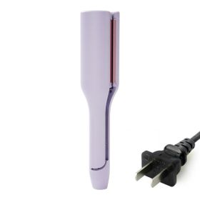 32mm French Egg Roll Hair Curler Water Ripple (Option: American Standard Purple)