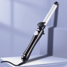 Automatic Hair Curler Large Roll Big Wave 25mm Electric Hair Curler Hair Curler (Option: Black Silver European Standard)