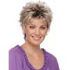 Women Fashion Short Haircut Shag Short Curly Ombre Wig with Cap Party Club